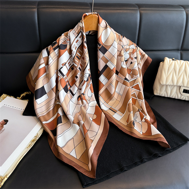 2026 新しいスクエアツイルシルクスカーフ女性のための春秋 - Scarf Silk Square のレビューと価格